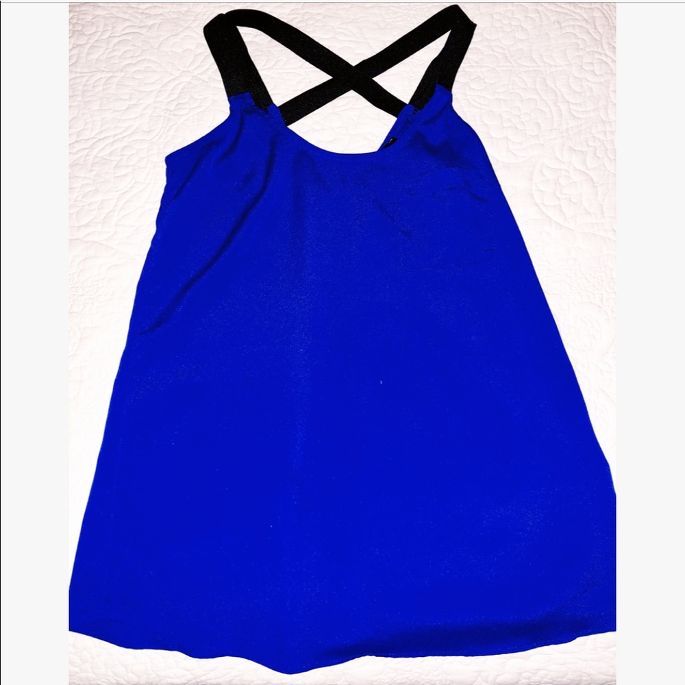 Royal blue top